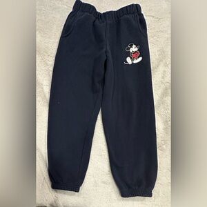 Disney Kids Navy Fleece Pants Size 13